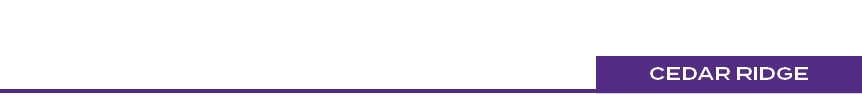 CEDAR RIDG