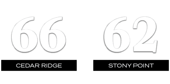 62,66,stony point,CEDAR RIDGE