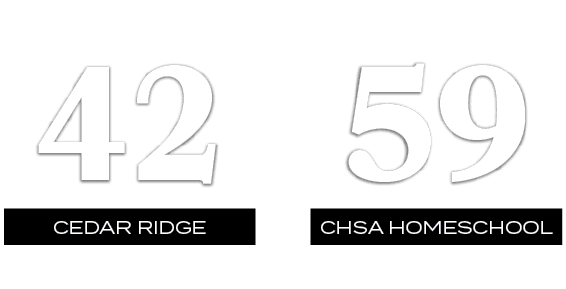 59,42,CHSA HomeSchool,CEDAR RIDGE
