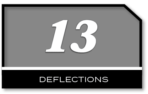13 , deflection