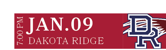 DAKOTA RIDGE,JAN.09,7:00 P