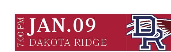 DAKOTA RIDGE,JAN.09,7:00 P