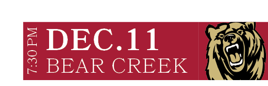 BEAR CREEK,DEC.11,7:30 P