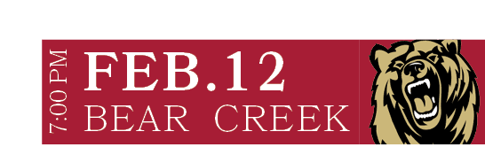 BEAR CREEK,FEB.12,7:00 P
