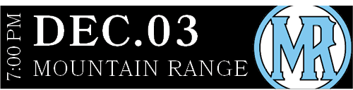 MOUNTAIN RANGE,DEC.03,7:00 P