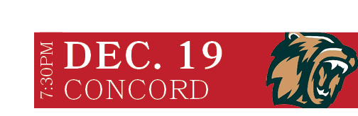 CONCORD,DEC. 19,7:30P
