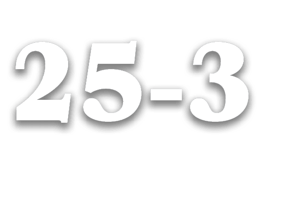 25 3