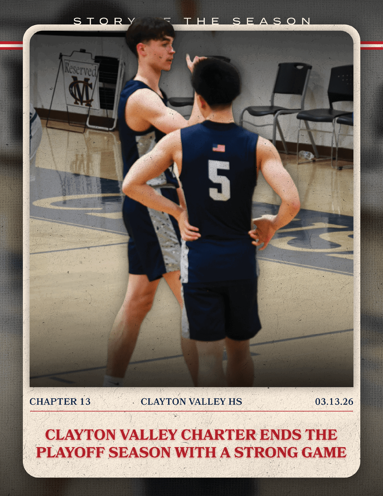 Two men playing basketball in a gym. AI generated content