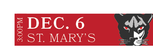 ST. MARY’S,DEC. 6,3:00P