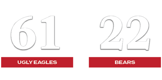 22,61,bears,ugly eagles