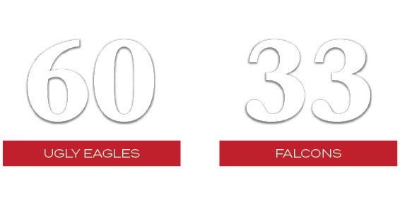 33,60,falcons,ugly eagles