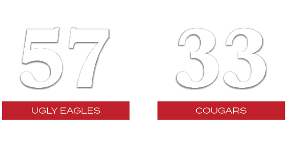 33,57,COUGARS,ugly eagles