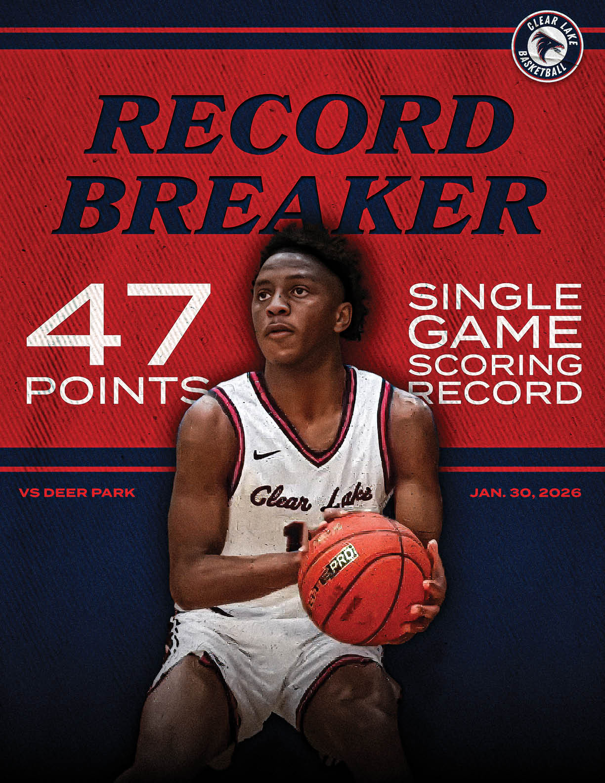 A basketball player holding a basketball and wearing a white and red jersey. AI generated content