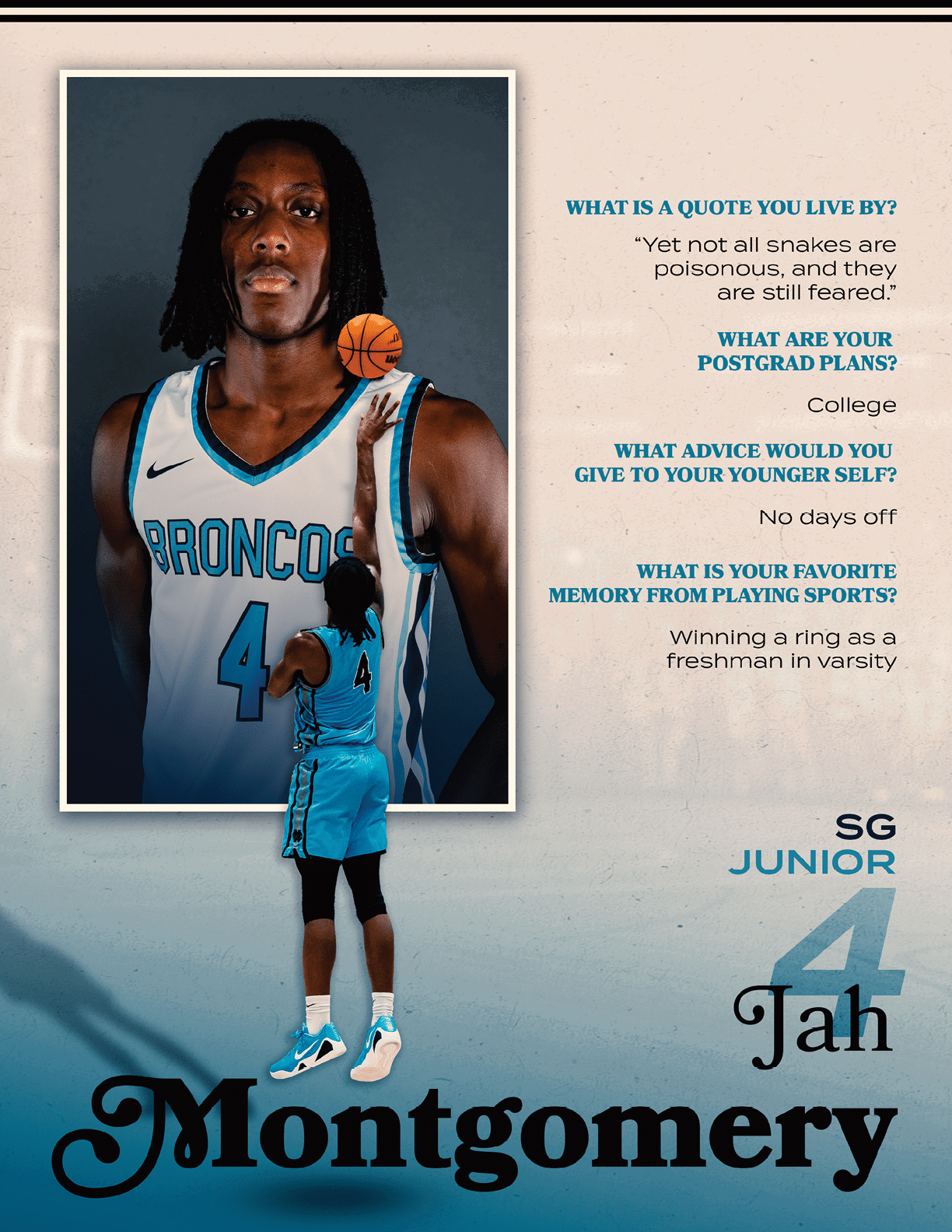 A young man wearing a basketball jersey is holding a basketball. AI generated content