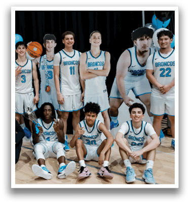 A group of basketball players pose for a picture. AI generated content