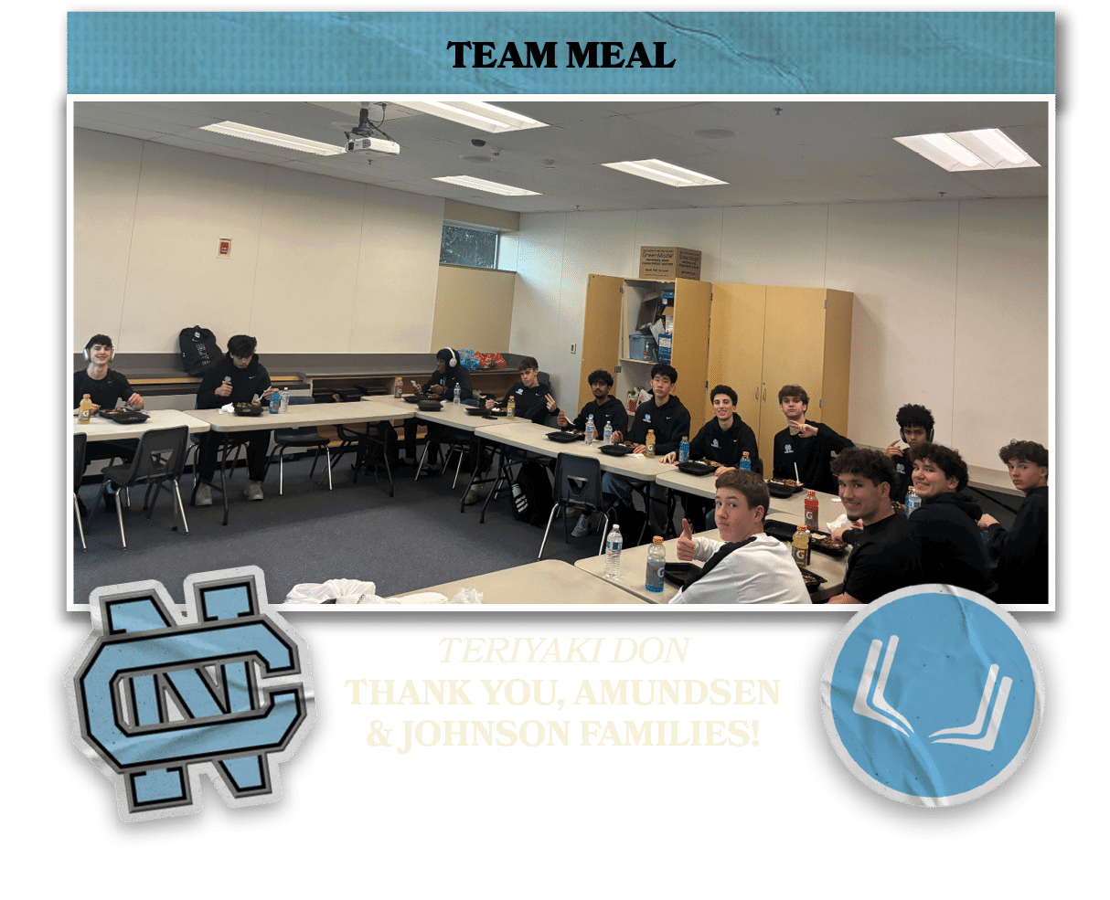 TEAM MEAL,TERIYAKI DON Thank You, Amundsen & Johnson Families