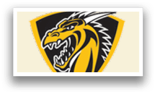 A dragon with its mouth open, showing teeth and tongue. AI generated content