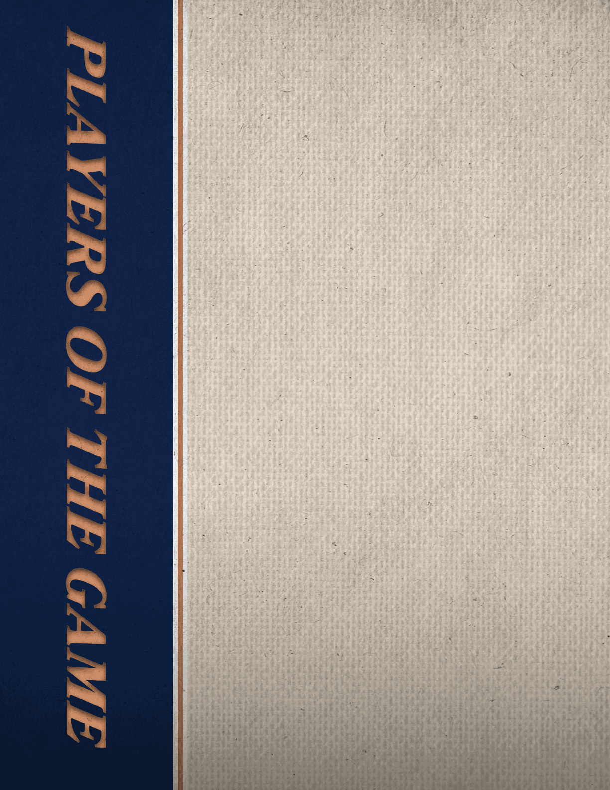 A book cover with the title “Players of the Game". AI generated content