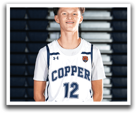 A young man wearing a basketball jersey with the number 12 on it stands in front of a wall. AI generated content
