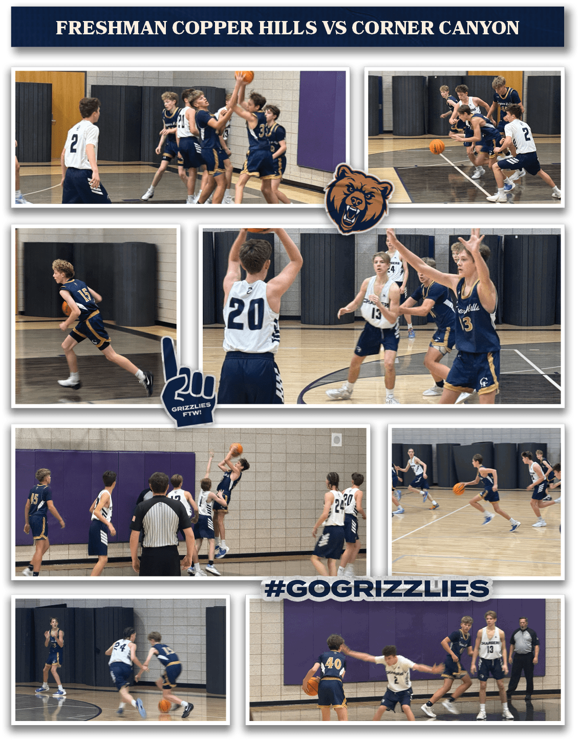FRESHMAN COPPER HILLS vs CORNER CANYO
