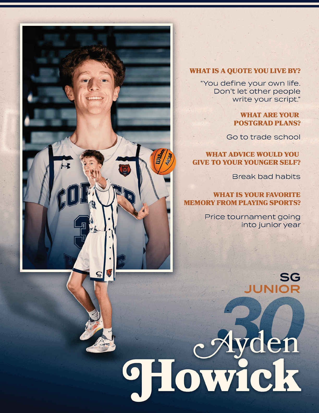 A young man is standing in front of a basketball net, holding a basketball. AI generated content