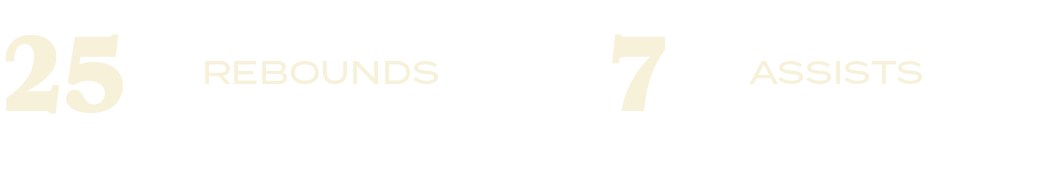 ASSISTS,7,REBOUNDS,2