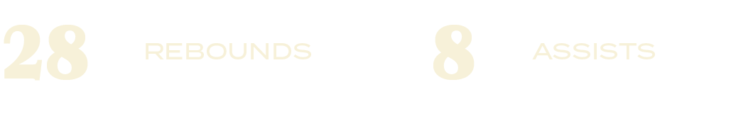 ASSISTS,8,REBOUNDS,2