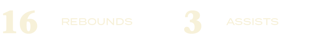 ASSISTS,3,REBOUNDS,1