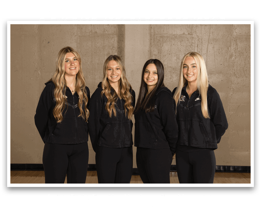 Left to Right: Brooklyn Krachmer, Sam Muscoplat, Carly Samuelson, Isabella Krachmer Not Pictured: Casey Chapman,TEAM ...