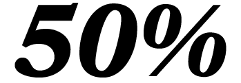 50%