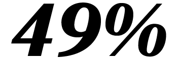 49%