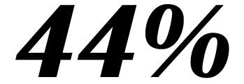 44%