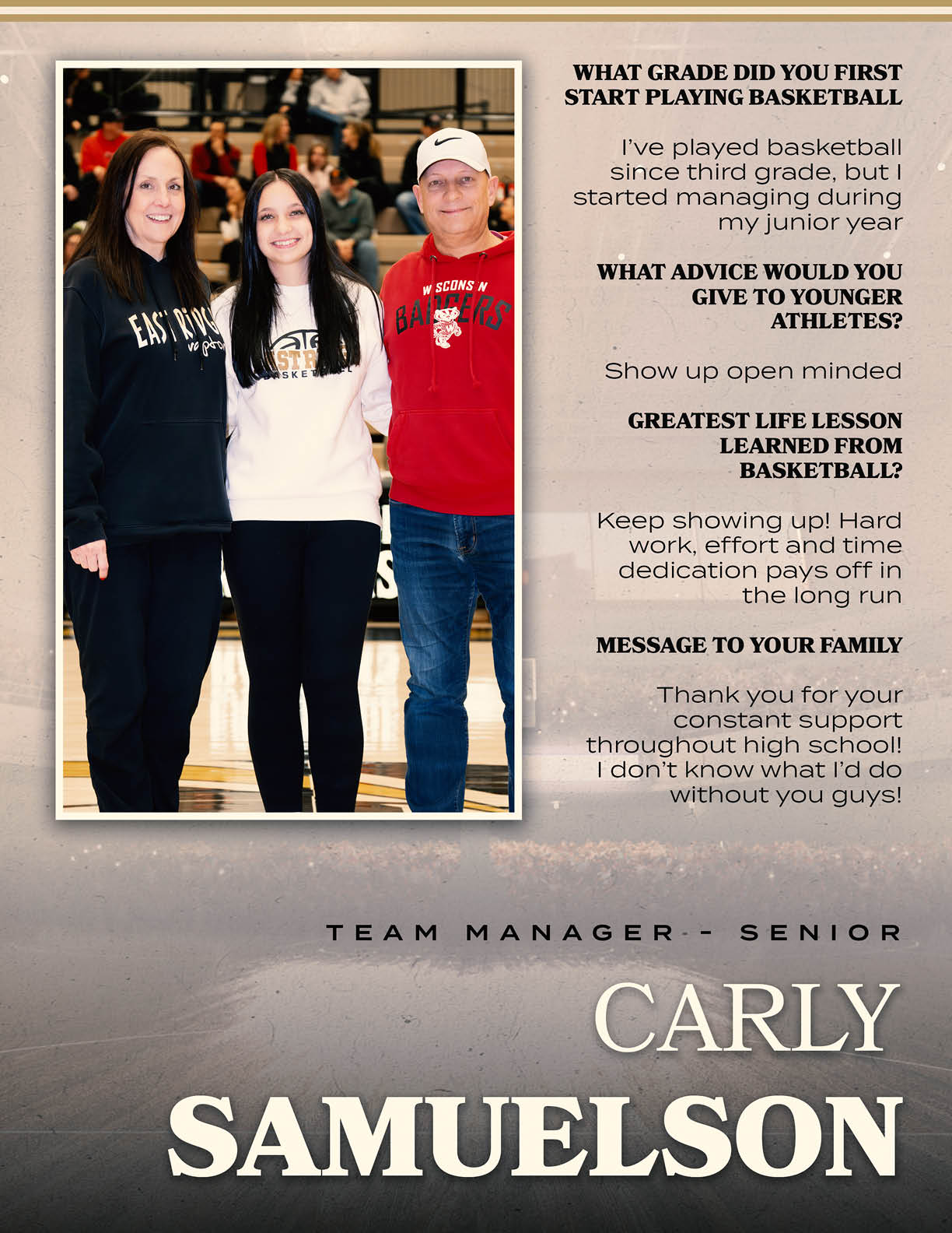 A man and woman pose for a picture, both wearing black. AI generated content