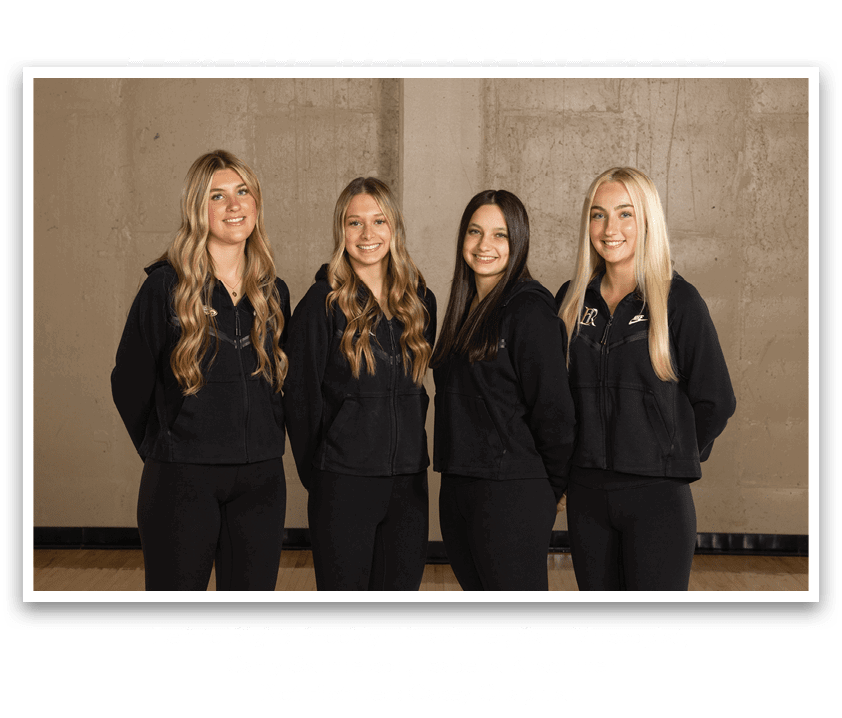 Left to Right: Brooklyn Krachmer, Sam Muscoplat, Carly Samuelson, Isabella Krachmer Not Pictured: Casey Chapman,TEAM ...