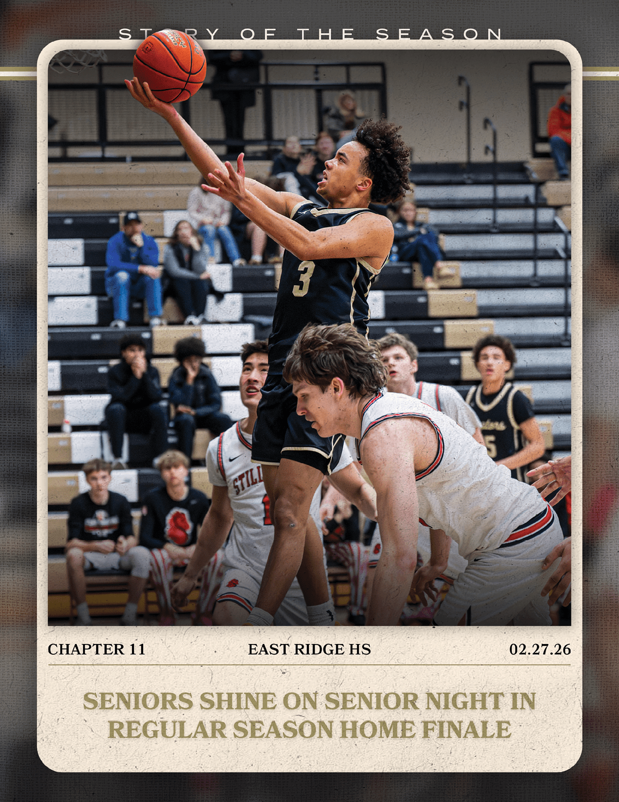 Basketball players on a court, one of them wearing a black shirt and white shorts. AI generated content
