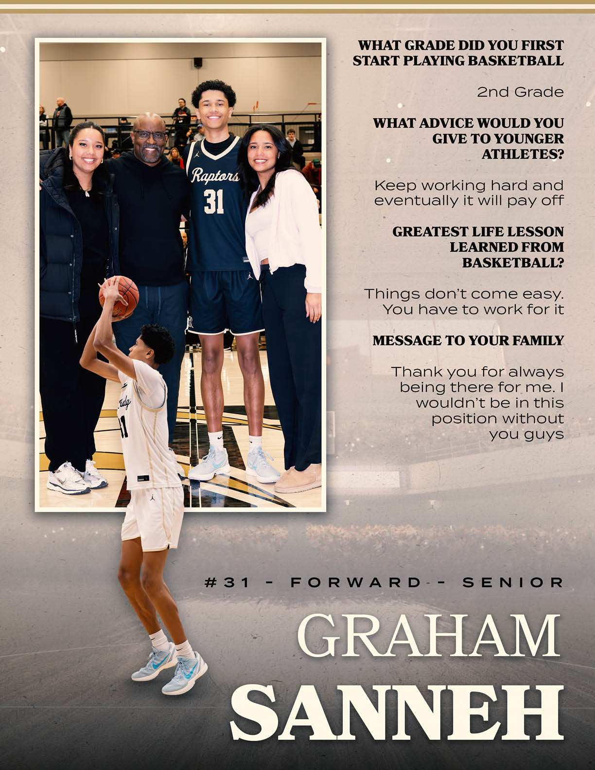 A group of people posing for a picture, one of them holding a basketball. AI generated content