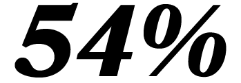 54%