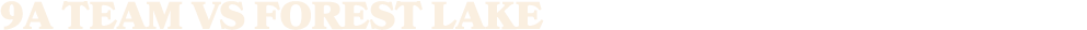 9a team vs forest lake