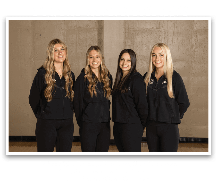 Left to Right: Brooklyn Krachmer, Sam Muscoplat, Carly Samuelson, Isabella Krachmer Not Pictured: Casey Chapman,TEAM ...