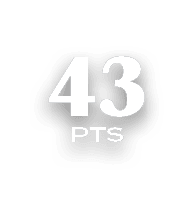 43 Pts
