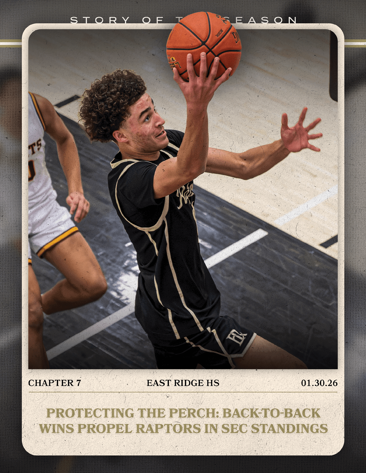 A basketball player in a black shirt and black shorts is holding a basketball in his hands. AI generated content