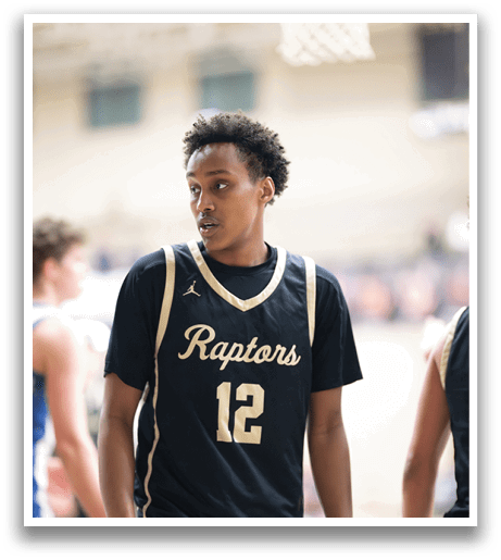 A basketball player wearing a black jersey with the number 12 on it. AI generated content
