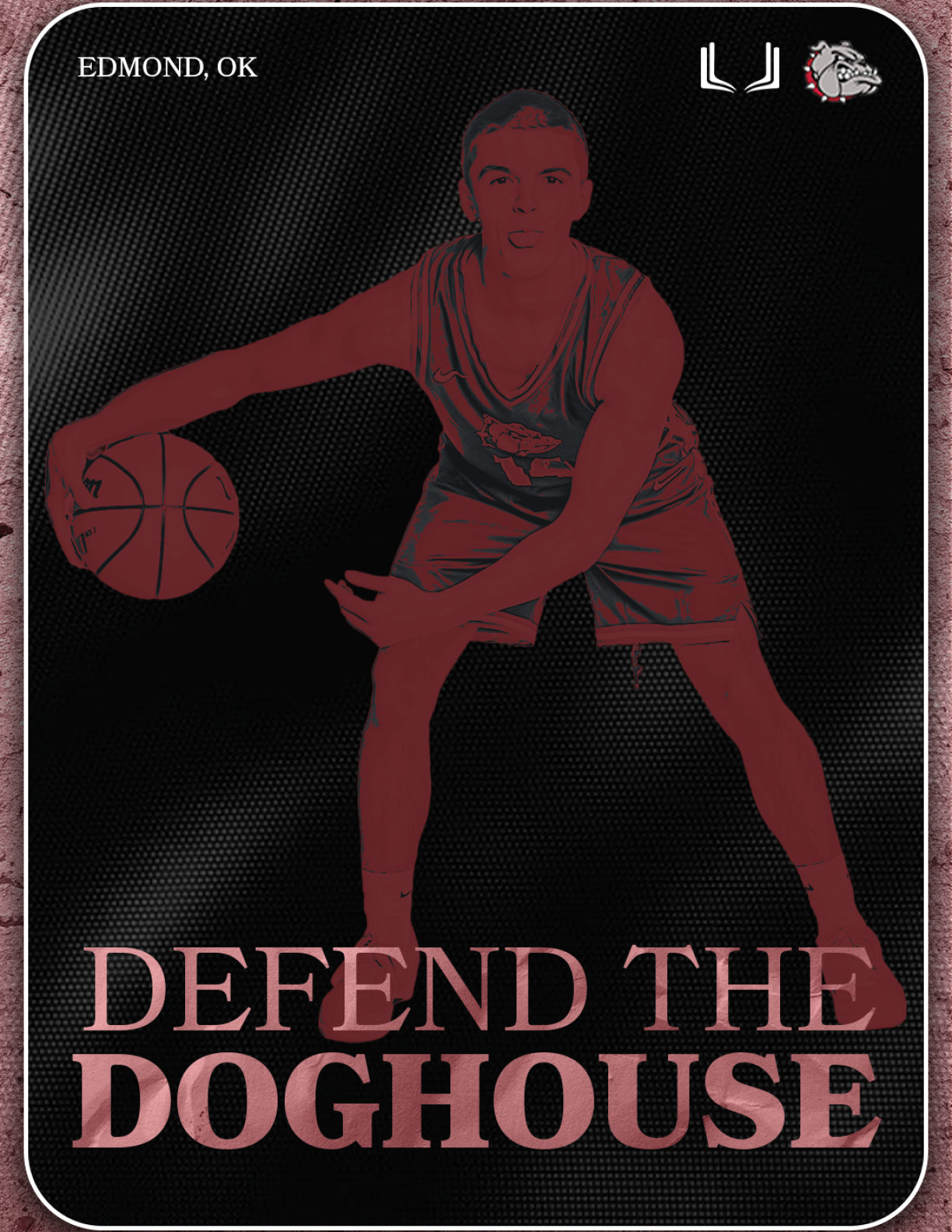 A man holding a basketball in front of a black background. AI generated content