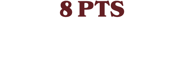 8 PTS