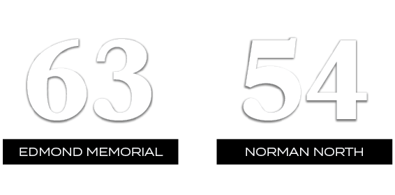 54,63,NORMAN NORTH,EDMOND MEMORIAL