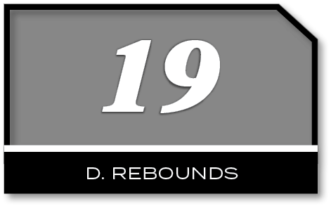 19,D. REBOUND