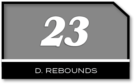 23,D. REBOUND