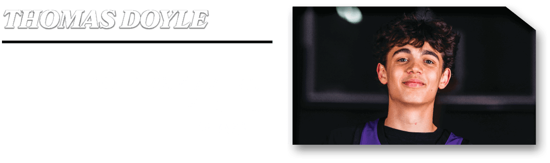 OFFENSIVE PLAYER,10 pts, 4/7 fg, 4 reb, 2 ast,thomas doyl