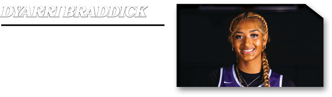 OFFENSIVE PLAYER,13 pts, 6/9 fg, 8 Reb, 5 blks,dyarri braddic