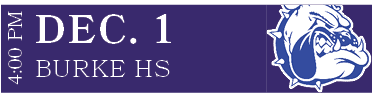 BURKE HS,DEC. 1,4:00 P